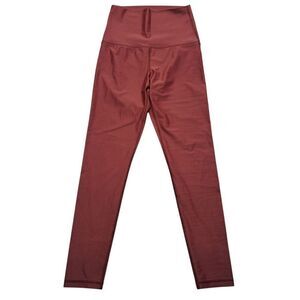 Offline by Aerie Women's Legging M 7/8 Burgundy High Rise Short Inseam